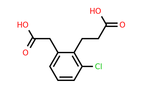 1000546-55-3 | 2-(2-Carboxyethyl)-3-chlorophenylacetic acid