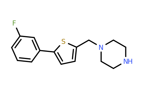 1049872-87-8 | 1-{[5-(3-fluorophenyl)thiophen-2-yl]methyl}piperazine