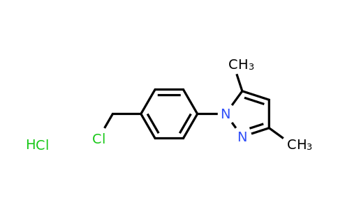 1171078-98-0 | 1-[4-(Chloromethyl)phenyl]-3,5-dimethyl-1H-pyrazole hydrochloride