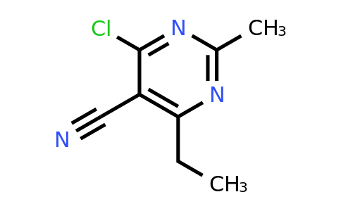 1196157-45-5 | 4-Chloro-6-ethyl-2-methylpyrimidine-5-carbonitrile