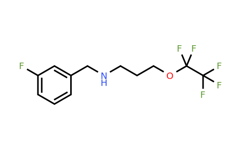 1208080-04-9 | (3-Fluoro-benzyl)-(3-pentafluoroethyloxypropyl)-amine