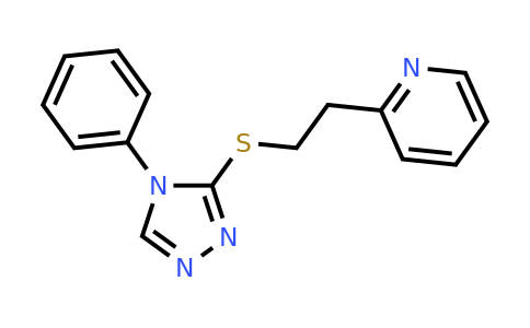 1210753-31-3 | 2-{2-[(4-phenyl-4H-1,2,4-triazol-3-yl)sulfanyl]ethyl}pyridine