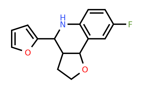 1212123-39-1 | 8-Fluoro-4-(furan-2-yl)-2,3,3a,4,5,9b-hexahydrofuro[3,2-c]quinoline