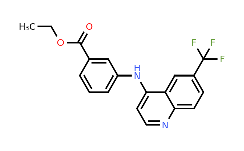 1215634-92-6 | Ethyl 3-((6-(trifluoromethyl)quinolin-4-yl)amino)benzoate