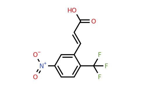 1227625-82-2 | 5-Nitro-2-(trifluoromethyl)cinnamic acid