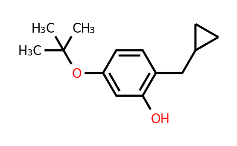 1243287-08-2 | 5-Tert-butoxy-2-(cyclopropylmethyl)phenol