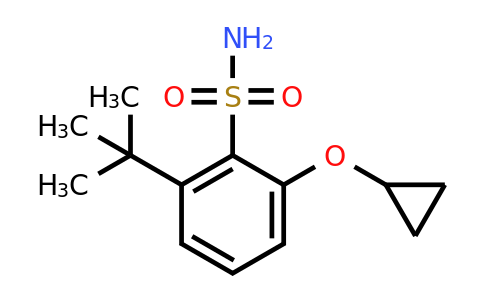 1243310-67-9 | 2-Tert-butyl-6-cyclopropoxybenzenesulfonamide