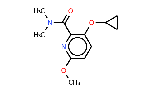 1243313-83-8 | 3-Cyclopropoxy-6-methoxy-N,n-dimethylpicolinamide