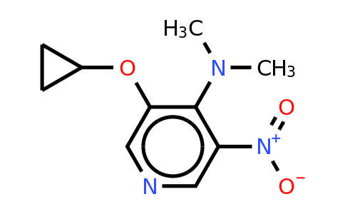 1243316-83-7 | 3-Cyclopropoxy-N,n-dimethyl-5-nitropyridin-4-amine