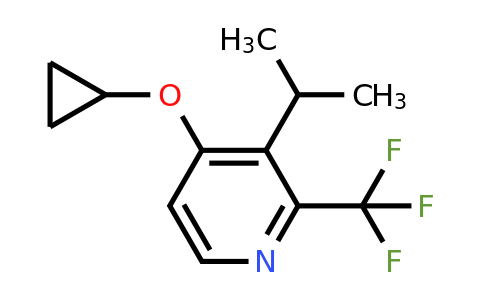 1243322-47-5 | 4-Cyclopropoxy-3-isopropyl-2-(trifluoromethyl)pyridine