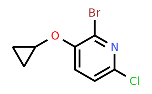 1243326-42-2 | 2-Bromo-6-chloro-3-cyclopropoxypyridine