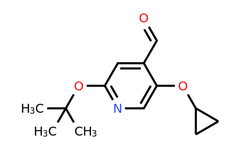 1243327-92-5 | 2-Tert-butoxy-5-cyclopropoxyisonicotinaldehyde