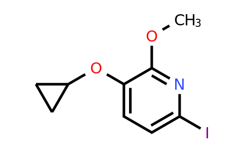 1243348-92-6 | 3-Cyclopropoxy-6-iodo-2-methoxypyridine