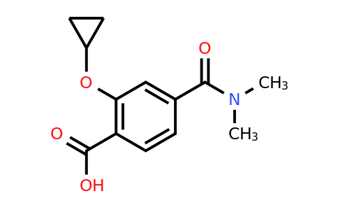 1243359-20-7 | 2-Cyclopropoxy-4-(dimethylcarbamoyl)benzoic acid