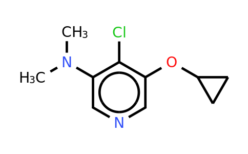 1243361-34-3 | 4-Chloro-5-cyclopropoxy-N,n-dimethylpyridin-3-amine