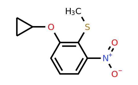 1243362-11-9 | (2-Cyclopropoxy-6-nitrophenyl)(methyl)sulfane