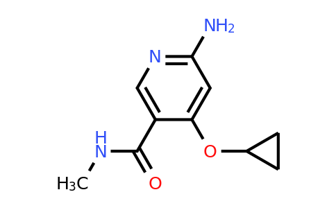 1243364-41-1 | 6-Amino-4-cyclopropoxy-N-methylnicotinamide