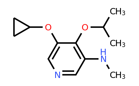 1243365-10-7 | 5-Cyclopropoxy-4-isopropoxy-N-methylpyridin-3-amine