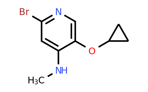 1243368-20-8 | 2-Bromo-5-cyclopropoxy-N-methylpyridin-4-amine