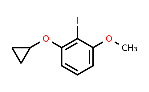 1243368-62-8 | 1-Cyclopropoxy-2-iodo-3-methoxybenzene