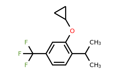 1243370-67-3 | 2-Cyclopropoxy-1-isopropyl-4-(trifluoromethyl)benzene