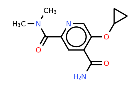 1243371-35-8 | 5-Cyclopropoxy-N2,N2-dimethylpyridine-2,4-dicarboxamide