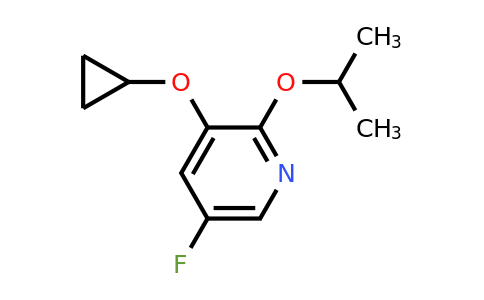 1243372-47-5 | 3-Cyclopropoxy-5-fluoro-2-isopropoxypyridine