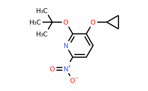 1243374-93-7 | 2-Tert-butoxy-3-cyclopropoxy-6-nitropyridine