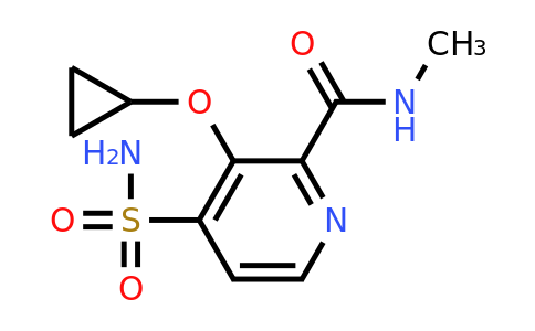 1243392-94-0 | 3-Cyclopropoxy-N-methyl-4-sulfamoylpicolinamide