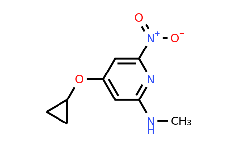 1243393-63-6 | 4-Cyclopropoxy-N-methyl-6-nitropyridin-2-amine