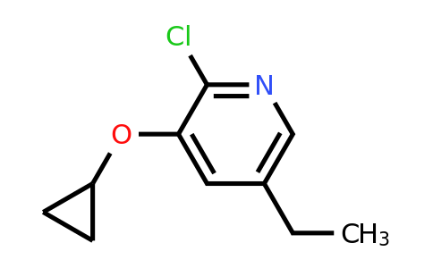 1243393-70-5 | 2-Chloro-3-cyclopropoxy-5-ethylpyridine