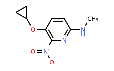 1243393-95-4 | 5-Cyclopropoxy-N-methyl-6-nitropyridin-2-amine