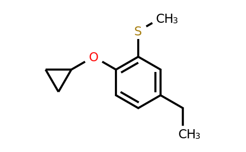 1243395-08-5 | (2-Cyclopropoxy-5-ethylphenyl)(methyl)sulfane