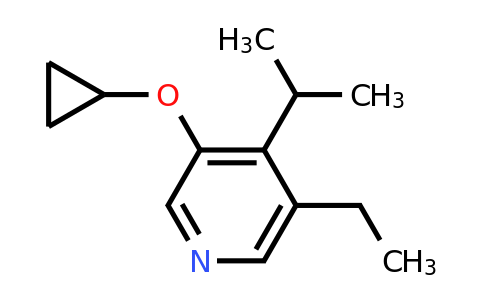 1243401-34-4 | 3-Cyclopropoxy-5-ethyl-4-isopropylpyridine