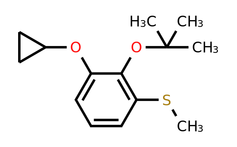 1243402-21-2 | (2-Tert-butoxy-3-cyclopropoxyphenyl)(methyl)sulfane