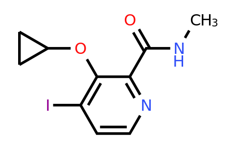 1243402-68-7 | 3-Cyclopropoxy-4-iodo-N-methylpicolinamide