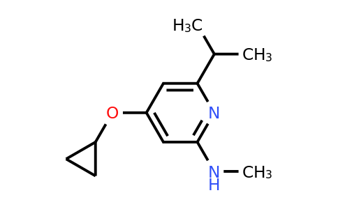 1243404-81-0 | 4-Cyclopropoxy-6-isopropyl-N-methylpyridin-2-amine