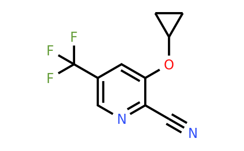 1243406-98-5 | 3-Cyclopropoxy-5-(trifluoromethyl)picolinonitrile