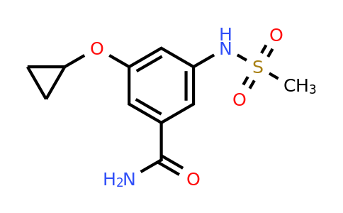 1243408-70-9 | 3-Cyclopropoxy-5-(methylsulfonamido)benzamide