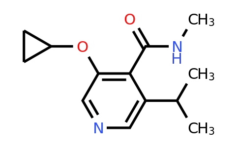 1243409-38-2 | 3-Cyclopropoxy-5-isopropyl-N-methylisonicotinamide