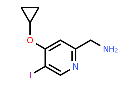 1243410-20-9 | (4-Cyclopropoxy-5-iodopyridin-2-YL)methanamine