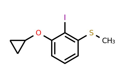 1243410-94-7 | (3-Cyclopropoxy-2-iodophenyl)(methyl)sulfane