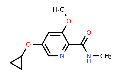 1243449-29-7 | 5-Cyclopropoxy-3-methoxy-N-methylpicolinamide