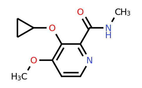 1243449-42-4 | 3-Cyclopropoxy-4-methoxy-N-methylpicolinamide