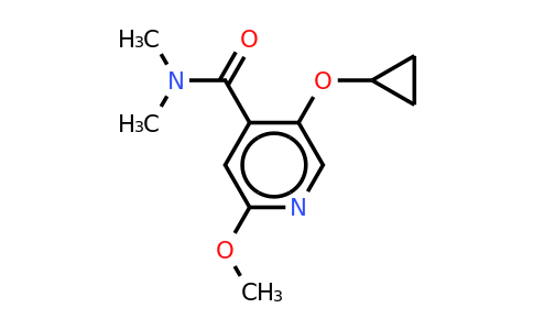 1243451-61-7 | 5-Cyclopropoxy-2-methoxy-N,n-dimethylisonicotinamide