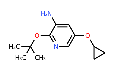 1243455-98-2 | 2-Tert-butoxy-5-cyclopropoxypyridin-3-amine