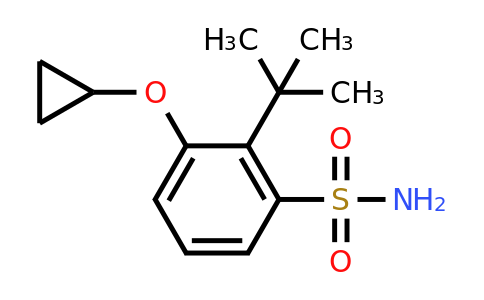 1243459-59-7 | 2-Tert-butyl-3-cyclopropoxybenzenesulfonamide