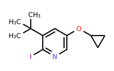 1243461-02-0 | 3-Tert-butyl-5-cyclopropoxy-2-iodopyridine