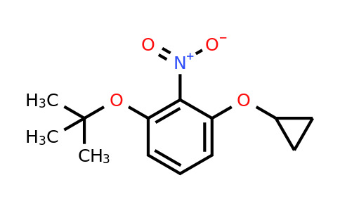 1243462-23-8 | 1-Tert-butoxy-3-cyclopropoxy-2-nitrobenzene