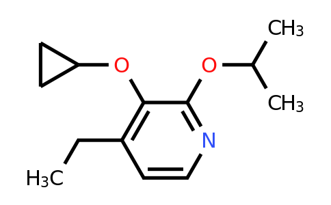 1243462-46-5 | 3-Cyclopropoxy-4-ethyl-2-isopropoxypyridine